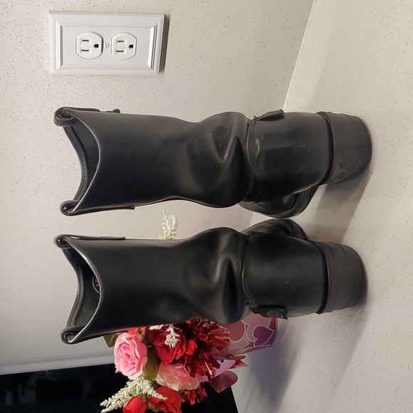 Mens HARLEY DAVIDSON leather boots (sz 10.5W) - Picture 4 of 8